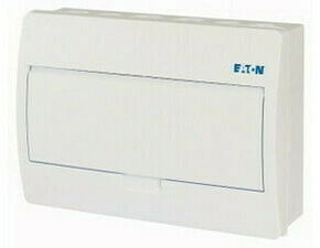 Rozvodnice nástěnná EATON 281691 BC-O-1/12-TW-ECO, bílé plast. dveře, 1 řada modulů