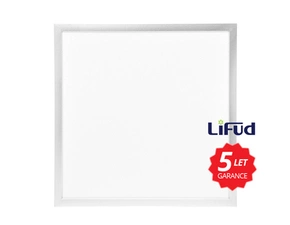 LED panel ECOPLANET ZEUS 45W, 5000lm, 4000K, IP20, stříbrná
