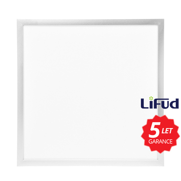 LED panel ECOPLANET ZEUS 45W, 5000lm, 4000K, IP20, stříbrná