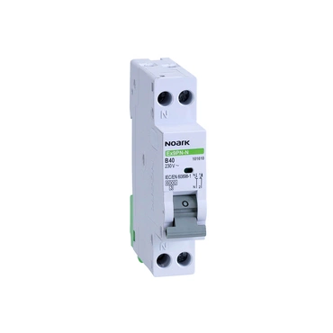 Jistič dvoupolový NOARK 101611 Ex9PN-N 1PN C1 Instalační, šířka 1 modul, 6 kA, 1 A