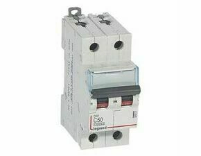 Jistič dvoupolový LEGRAND 409207 DX3 2P C50 10000A/16KA