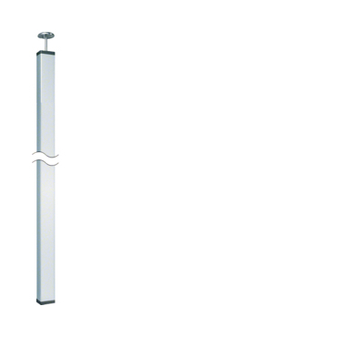 HAG DAS8025009016 DA200-80 pilířek s rozpěrkou jednostranný 2,5 - 2,8m, dopravní bílá