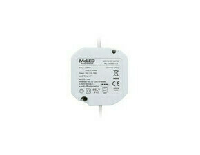 LED driver napěťový MC LED 12W, DC 12V/1A, IP67, do elektroinstalační krabice
