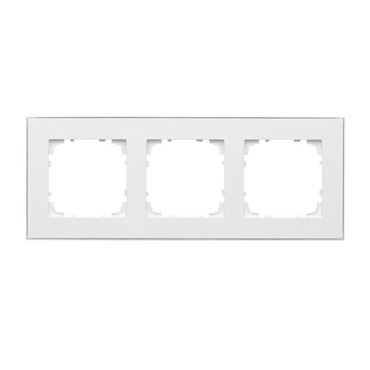 Rámeček SIMON TRD3.163/111, 3 násobný, bílá