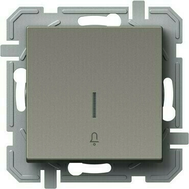 TEM TLAČÍTKO JEDNOPÓLOVÉ 10A 250V~ IN 01 TI IN01 titan