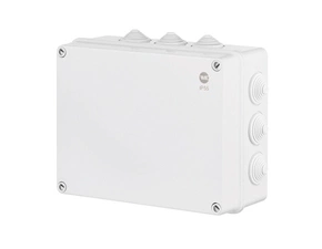 FAM Krabice SolidBOX 68222 IP55, 305x244x168mm, plné víko, stupňovité vývodky (12x)
