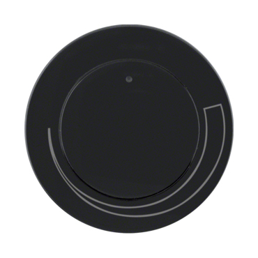 HAG 11372035 Centrální díl s knoflíkem pro otočný regulátor otáček, Berker R.1/R.3, černá, lesk