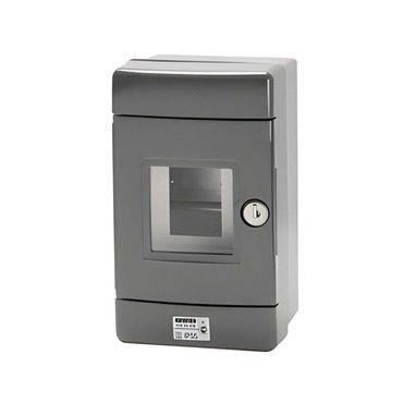 Tlačítko požární GEWISS GW42207 s din lištou, 4 moduly, šedá