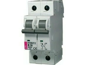 Jistič dvoupolový ETI 002142509, ETIMAT 6 1p+N C3