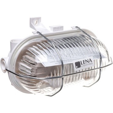 DAM OVAL 60 SIMETAL 2, prismatic, bílá, 1x42W GLS/E27, IP44