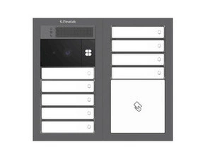 DV SYSTEM: 6 až 9 tlačítek + KAMERA + BOD Lite: čtečka RFID čipů MIFARE 13,56MHz (2M+2M) - Do zdi