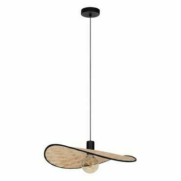 EGLO HL/1 E27 SCHWARZ/BAMBUS 'MARYWELL'