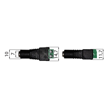 Konektor power MC LED zásuvka