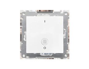 Spínač dvoupólový SIMON 55 TW2L.01/111, LED podsv., ř.2So, 10A/250V~, bezšr. sv., bílá mat