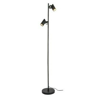 Stojací lampa Maximilian matná černá GU10 2×10W RABALUX 73046