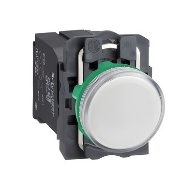 SCHN XB5AV41 Signálka se žárovkou BA 9s, 230.....240V, bílá