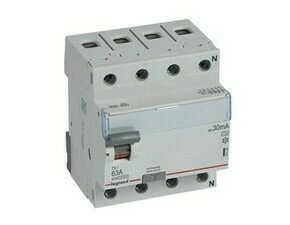 Chránič čtyřpolový LEGRAND 411766 TX3 CHRÁN. 4P 63A 30MA A