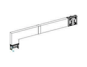 SCHN KSA250DLF42F Koleno 250 A vertikální na míru s požární přepážkou dolu RP 22kč/ks
