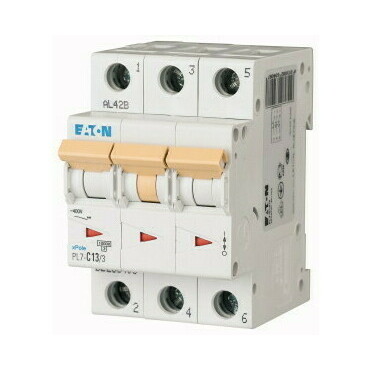 Jistič třípolový EATON 263388 PL7-B13/3 PL7, char B, 3-pólový, Icn=10kA, In=13A