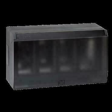 Krabice nástěnná SIMON 51040004-038, Simon 500 (rám. + kryt) 4M nebo 8M K45, šedá grafit