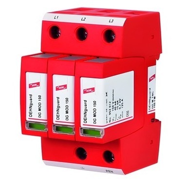 DEHN 952318  Svodič přepětí guard M FM 3-pólový pro TN-C systémy, s modulem dálkové signalizace DEHN DEHN