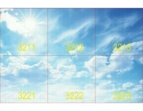 LED panel dekor MODUS IBS4000A4SKY600DALI/32, čtverec 600x600 mm