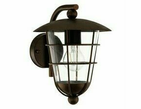 Svítidlo venkovní EGLO AL-WL ABWÄRTS BRAUN PULFERO 1, nástěnné