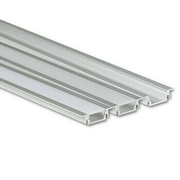 Profil vestavný MC LED VB, 23x7mm, bez difuzoru, 2m