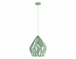 Závěsné svítidlo CARLTON-P pastelová světlá zelená O310 mm 1X60W EGLO