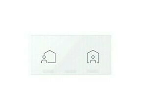 Kryt iO SIMON 10002036-130, Master spínač, Ahoj/Na shledanou, bílá