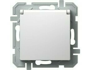 TEM ZÁSUVKA FRANCOUZSKÁ + KRYT 2P+E 16A 250V~ BV PP XO bílá/bílá