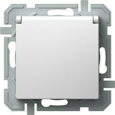 TEM ZÁSUVKA FRANCOUZSKÁ + KRYT 2P+E 16A 250V~ BV PP XO bílá/bílá