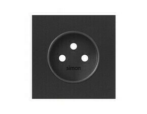 Sestava 1 násobná: 1 zásuvka, černá matná