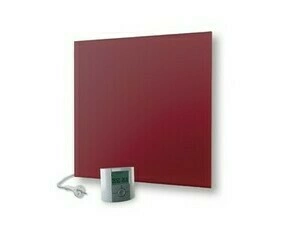 FENIX 11V5437795 ECOSUN 300 GS+ Wine Red Vínově červený, skleněný bezrámový panel 300 W, s bezdrátov
