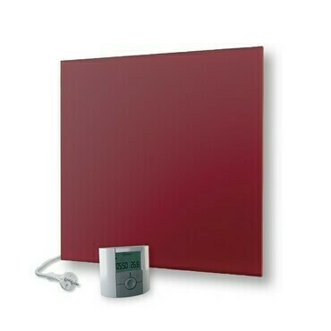 FENIX 11V5437795 ECOSUN 300 GS+ Wine Red Vínově červený, skleněný bezrámový panel 300 W, s bezdrátov