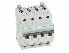 Jistič čtyřpolový LEGRAND 409336 DX3 4P C16 10000A/16KA