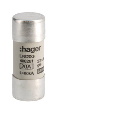 HAG LF520G Pojistka válcová, velikost 22x58, 20A gG, 690V AC