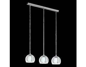Svítidlo závěsné EGLO HL 3 E27 CHROM KLAR ROCAMAR