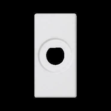 Modul SIMON K102/9, K45/2, prázdný, s otvorem průměru 10 mm, 22, 5 x 45 mm, bílá