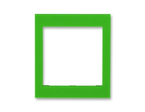 Kryt rámečku ABB Levit 3901H-A00355 67, zelená, s otvorem 55x55, střední