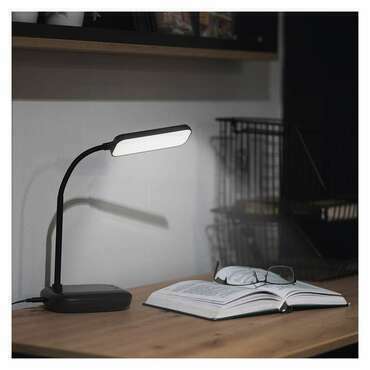 EMOS Z7638B LED STOLNÍ LAMPA MOLLY ČERNÁ