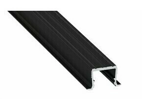 LED profil GREENLUX AL-PROFIL AXIN BLACK ANODIZED 1M (10-1372-10)
