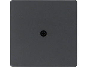 HAG 10196086 Centrální díl pro kabelový vývod a telefonní vývod, Berker Q.x, antracit, sametová