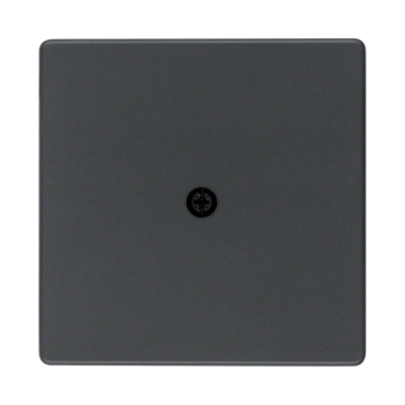 HAG 10196086 Centrální díl pro kabelový vývod a telefonní vývod, Berker Q.x, antracit, sametová