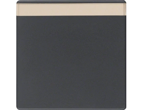 HAG 16266086 Kolébka s popisovým polem, Berker Q.x, antracit, sametová