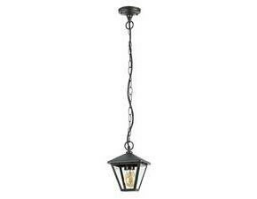 Venkovní závěsné svítidlo Paravento černá E27 1×40W RABALUX 7149