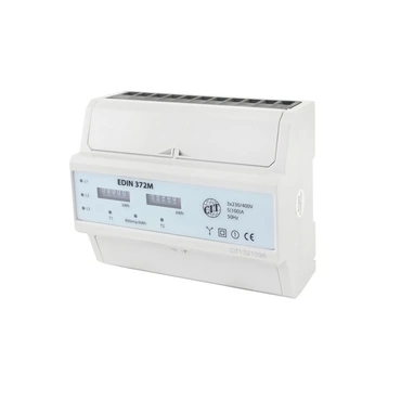 SEZ EDIN 372M Elektroměr 5-100 A, 2 tarif, 3 fázový, mechanický číselník, 7M/DIN