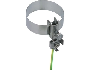 DEHN 540910  Uzemňovací svorka na potrubí, nerez, 3/4-2" s připojovací svorkou 2 x 4-25mm2 DEHN DEHN