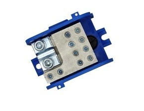 BEČOV UB7016.12 Distribuční blok DTB 70/10x16 modrý