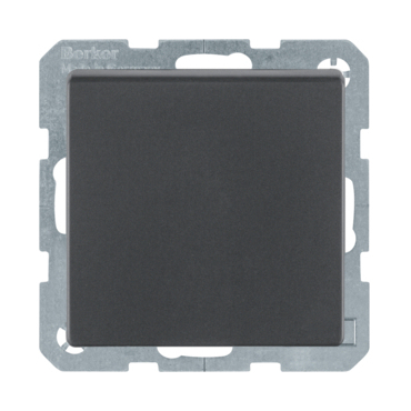 HAG 47516086 Zásuvka, SCHUKO, 16 A, 250 V~ s víčkem, bezšroub. svorky, Berker Q.x, antracit, sametov